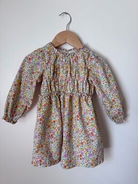 Zara Floral Long-Sleeve Dress